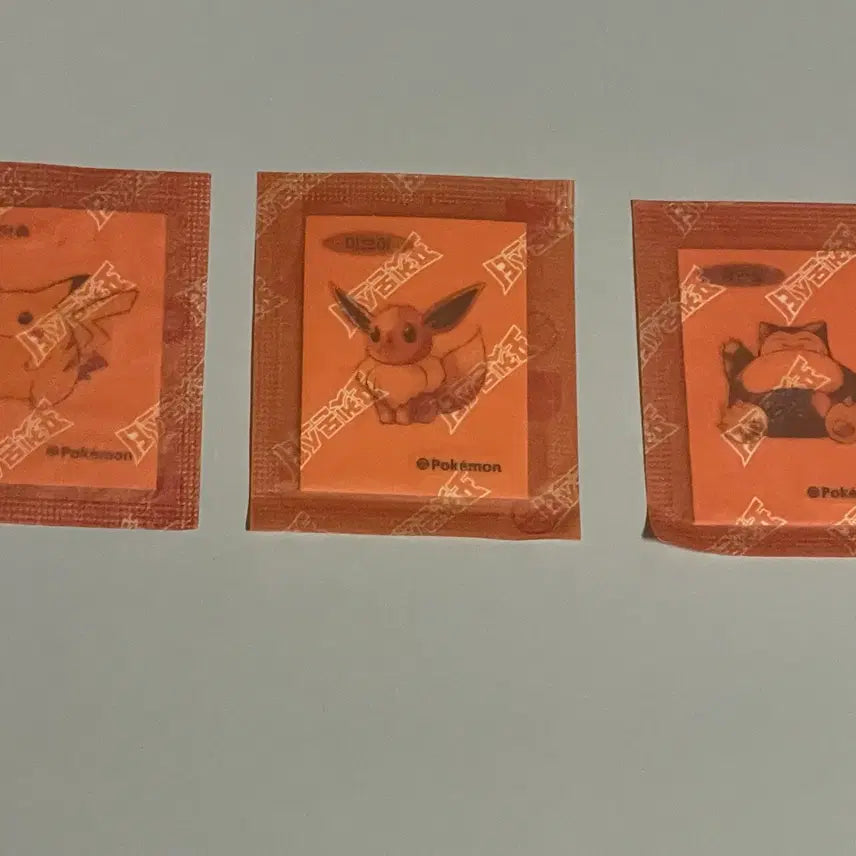 [BUNJANG] Pokemon Artwork Ttibusil Sealed Set / 포켓몬 아트워크 띠부씰 미개봉 피카츄 이브이 잠만보 세트