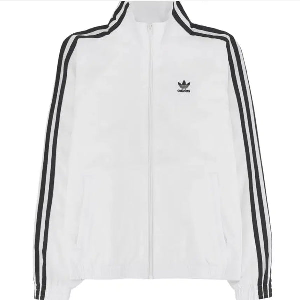 [BUNJANG] Adidas 3-Stripes White Track Top / 아디다스 삼선 흰색 트랙탑