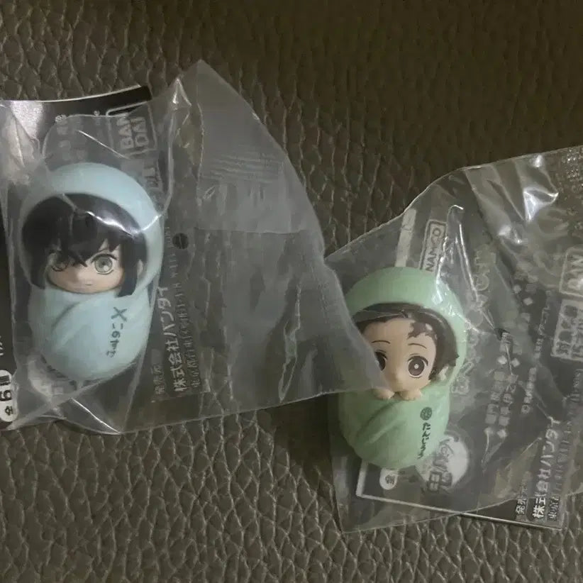 [BUNJANG] Demon Slayer Tanjiro & Inosuke Podegi Gacha Bundle (Sealed) / 미개봉,일괄)귀멸의칼날 포대기 가챠 탄지로 이노스케 일괄