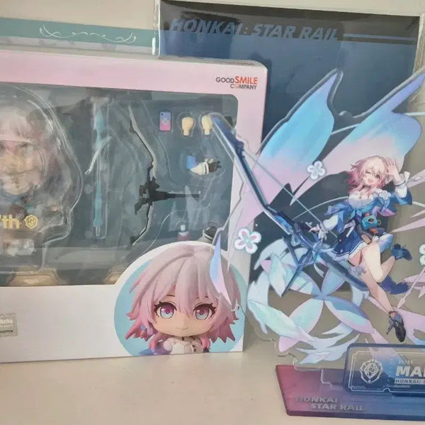 [BUNJANG] Mar.7th Nendoroid & Acrylic Stand Bundle Set / 삼칠이 Mar.7th 넨도로이드, 아크릴 스탠드 일괄 판매