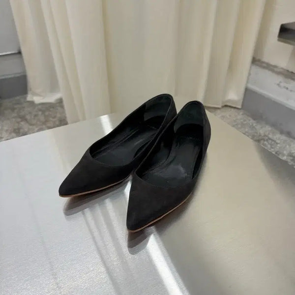 [BUNJANG] Baldan 19SS Suede Pointed Toe Flat Shoes / BALDAN 19SS Suede Pointed Toe Flat Shoes
