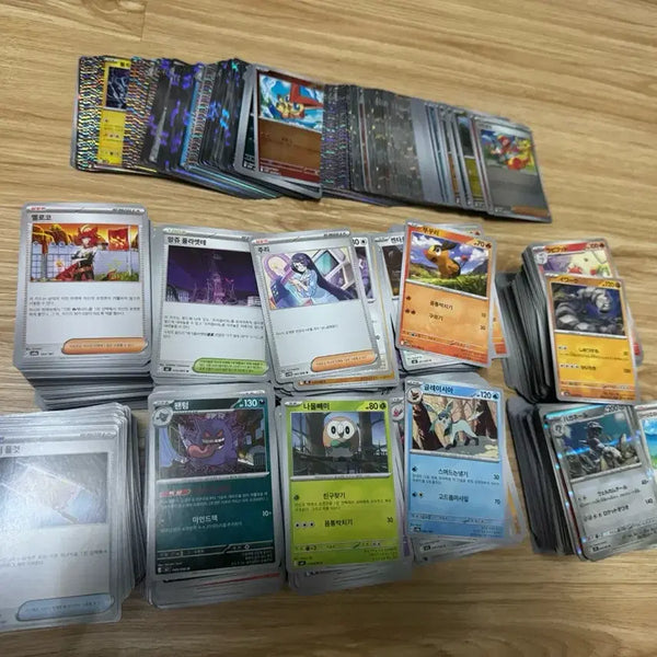 [BUNJANG] Pokemon Cards Bulk - Approximately 2300 Cards (3.7kg) with Japanese and Korean Rares / 포켓몬카드 벌크 약 2300장 판매 3.7kg 덱소스 한판,일판 rr