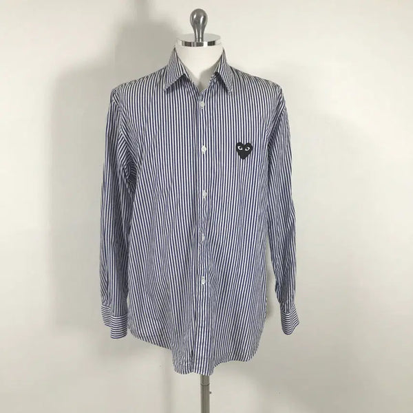 [BUNJANG] Comme des Garçons Men's Striped Shirt - Size S / 꼼데가르송 정품 남성스프라이트셔츠S호호상점 중고장터