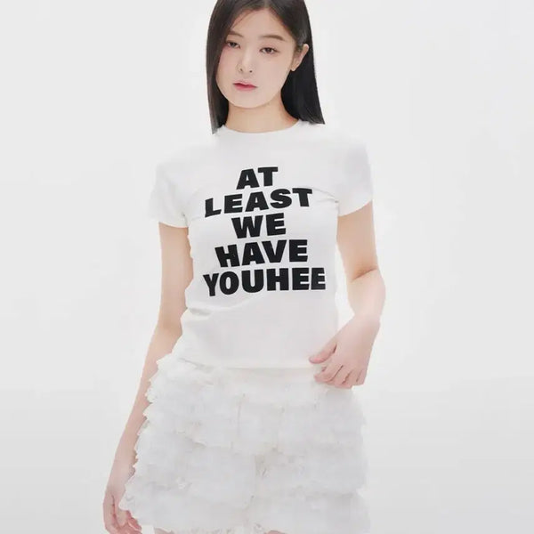 [BUNJANG] YOOHEE Lettering T-Shirt / 유희 레터링 티셔츠