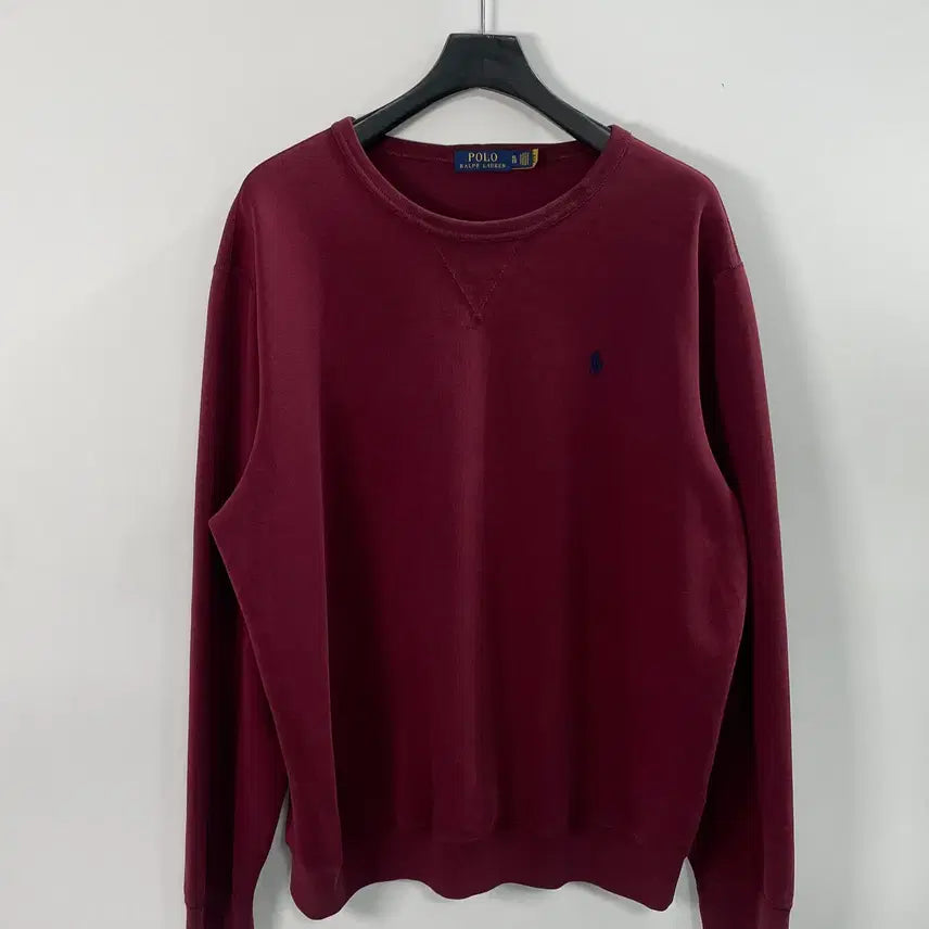 [BUNJANG] Polo Ralph Lauren Burgundy Sweatshirt XL / 폴로 랄프로렌 버건디 맨투맨 (on.1364)