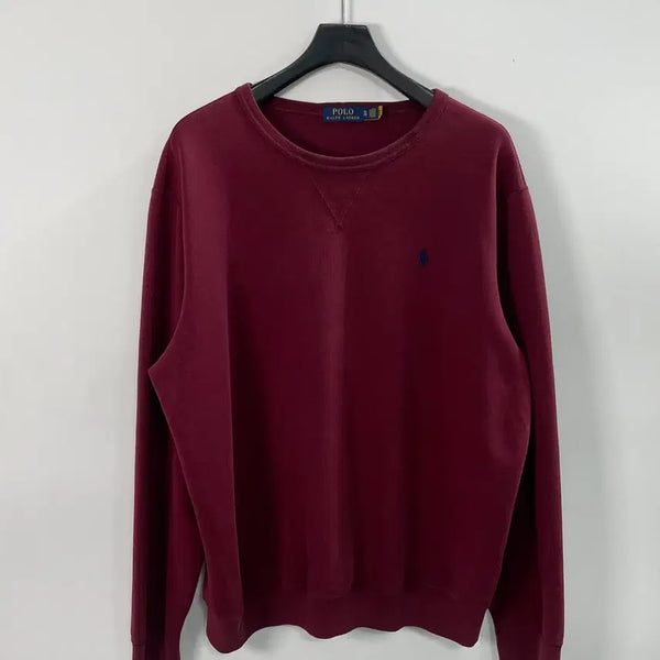 [BUNJANG] Polo Ralph Lauren Burgundy Sweatshirt XL / 폴로 랄프로렌 버건디 맨투맨 (on.1364)