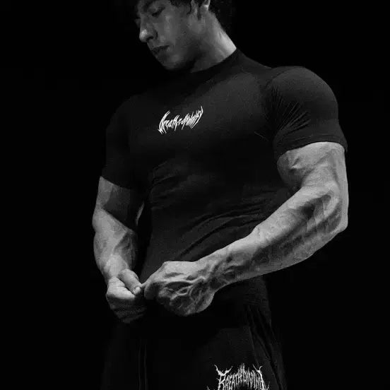 [BUNJANG] Breathedivinity Void Tech Adrenaline Mock Neck Compression L (New) / [새상품] Breathedivinity 컴프레션 / 짐샤크 영엘에이