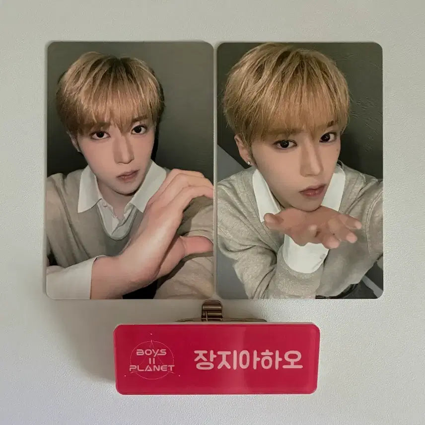 [BUNJANG] Arno Jang Giahao Photocard & Name Tag Bundle Set / 알디원 아르노 장지아하오 포카&명찰 양도