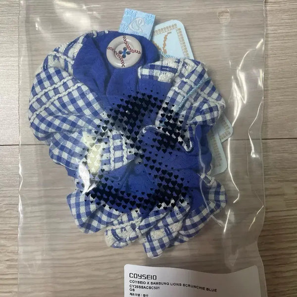[BUNJANG] Samsung Lions Koiseo Scrunchie / 삼성라이온즈 코이세이오 스크런치