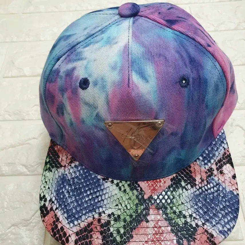 [BUNJANG] HATER Tie-Dye Jungle Snake Pattern Strapback Cap / 타이다이 스네이크 패턴 볼캡