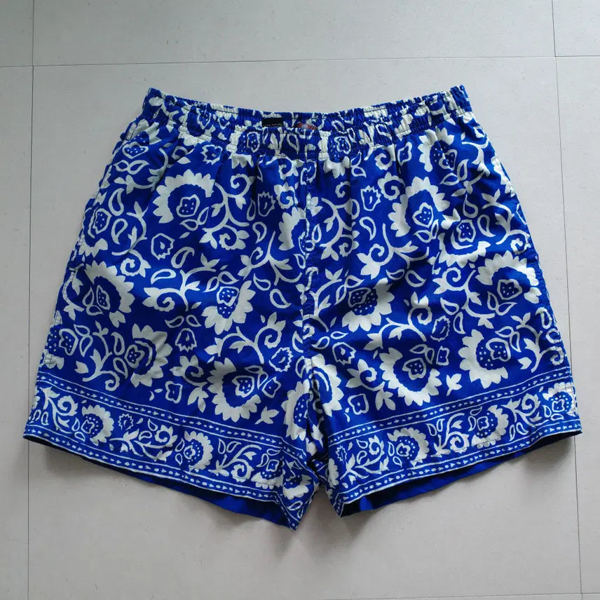 [BUNJANG] Polo Sport 90s Original Floral Ethnic Shorts / [M] 90s 오리지널 폴로스포츠 플로럴 에스닉 쇼츠 반바지