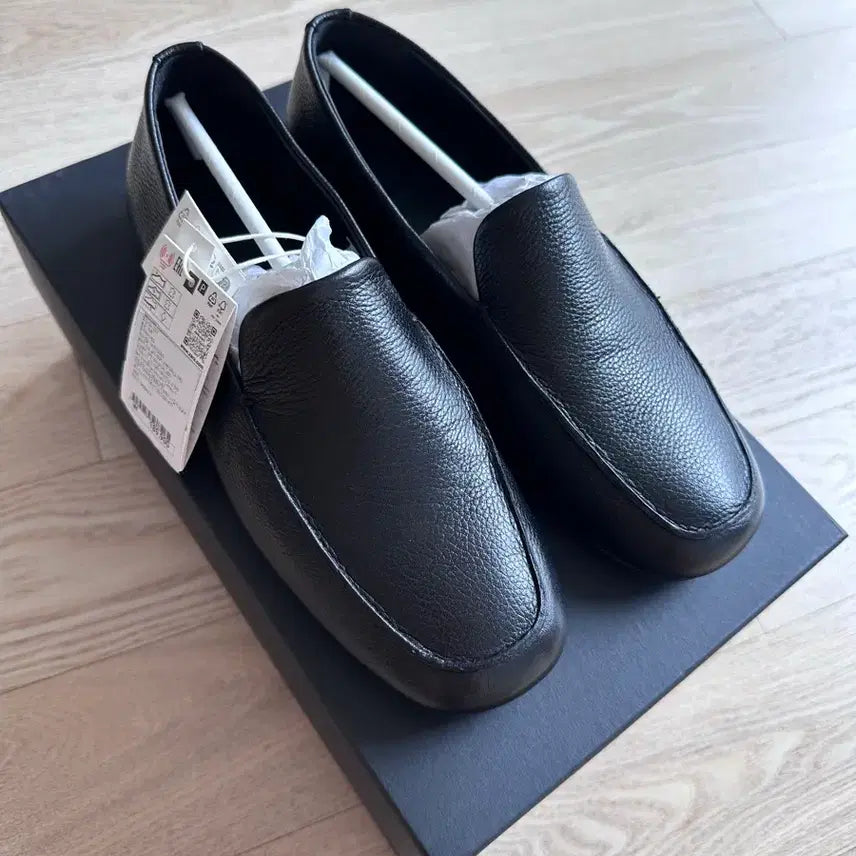 [BUNJANG] Zara Leather Loafers Black (255mm / EU39) / 주우재 자라 레더 로퍼 블랙  255 사이즈