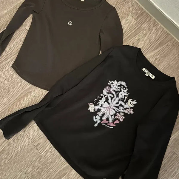 [BUNJANG] KOSEIO Long Sleeve Set (2 pcs) / 코이세이오 롱슬리브 2장 일괄