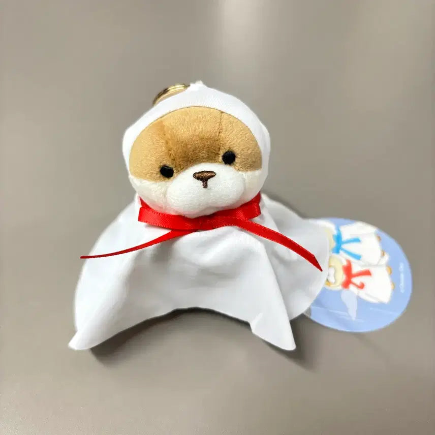 [BUNJANG] Teruteru Bozu Usouso-chan Mini Otter Plush Keychain / 테루테루보즈 우소우소짱 미니 수달 인형 키링 날씨요정