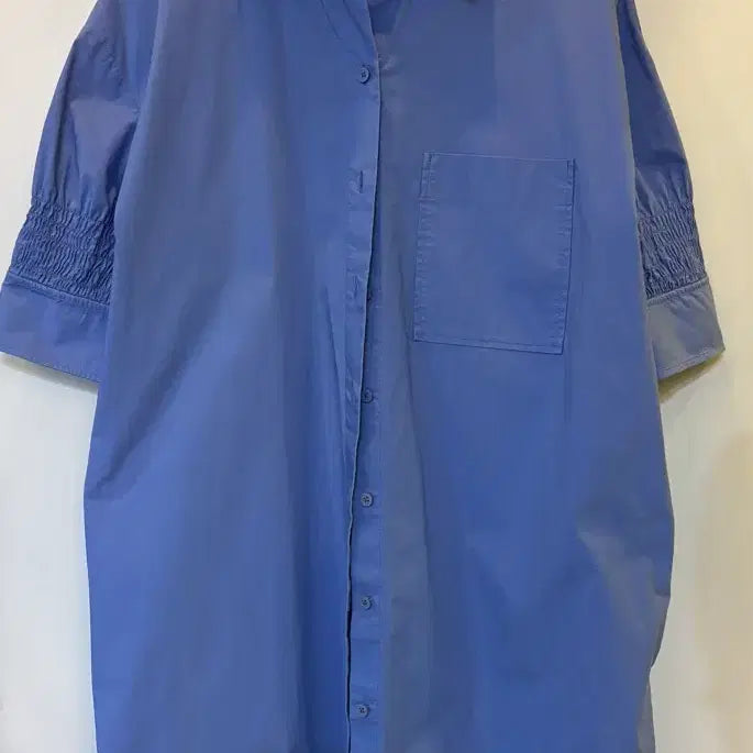 [BUNJANG] COS Light Blue Cotton Blend Shirtdress & Shirt Jacket (Size 55-66) / COS 하늘색 셔츠 원피스&셔츠쟈켓 (55~66)