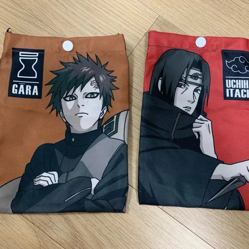 [BUNJANG] Naruto Gaara & Itachi Pouch Bundle / 나루토 굿즈 가아라 이타치 파우치 일괄 판매합니다