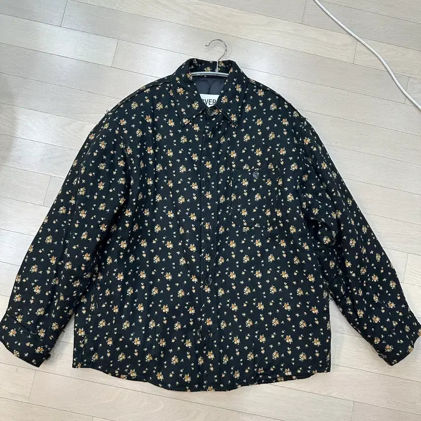 [BUNJANG] Perverze Puffer Shirt Jacket Black / [F]perverze 푸퍼 셔츠 자켓 블랙 퍼버즈