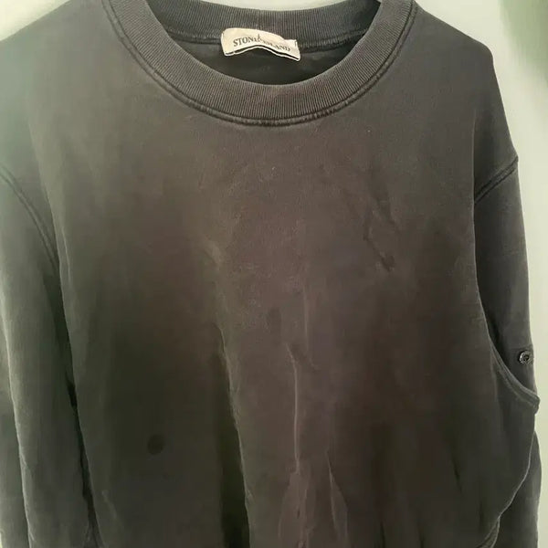 [BUNJANG] Stone Island 20FW Patch Sweatshirt / 스톤 아일랜드 맨투맨 20 시즌 와펜 x