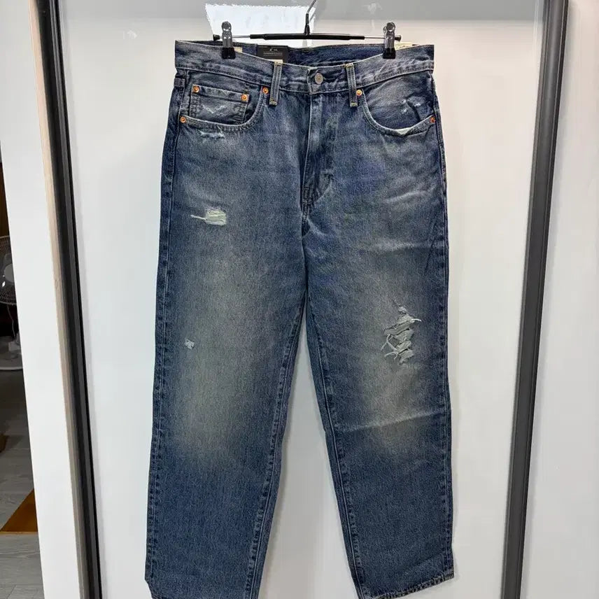 [BUNJANG] Levi's 568 Premium Baggy Denim Jeans (Big E) / 리바이스 568 프리미엄 32x32