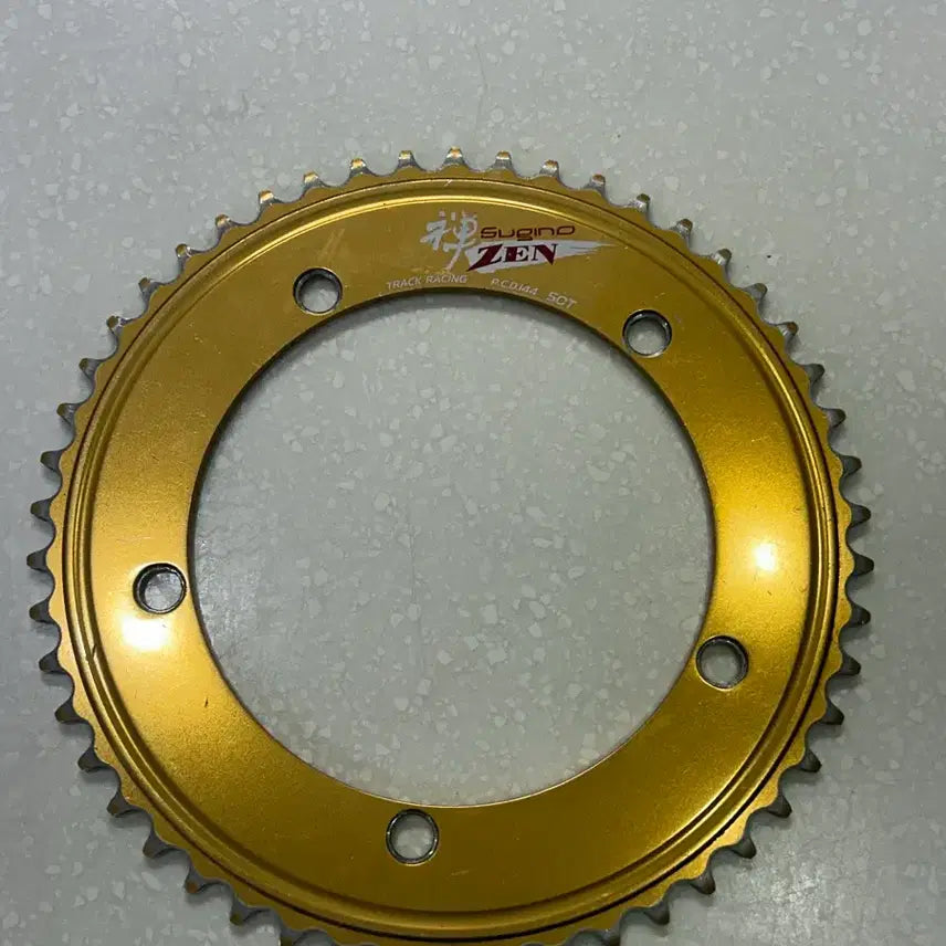 [BUNJANG] Sugino Gold Zen 50t Crankset / 스기노젠(골드)50t 국내유일