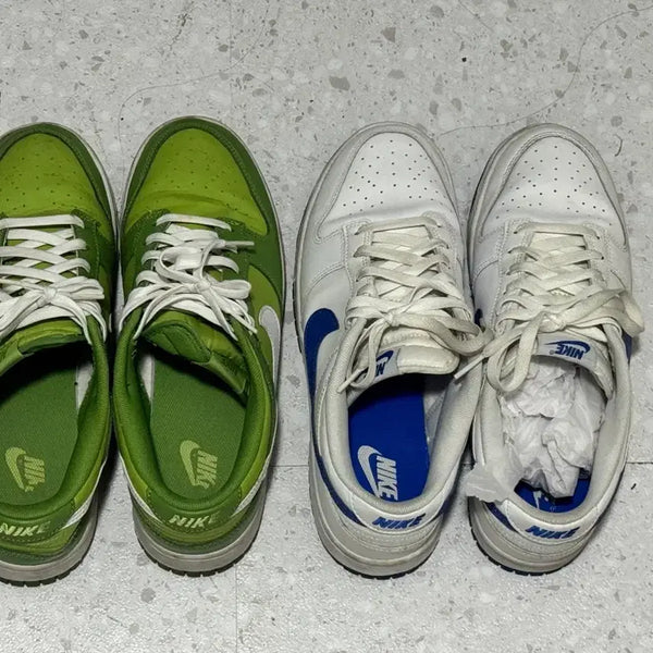 [BUNJANG] Nike Dunk Low Green White / 나이키 덩크 로우 그린, 화이트(블루)