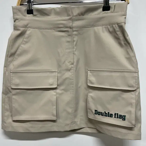 [BUNJANG] Doubleflag Golf Beige Cargo Skirt / [70]더블플래그 골프 베이지 카고 스커트(치마바지)