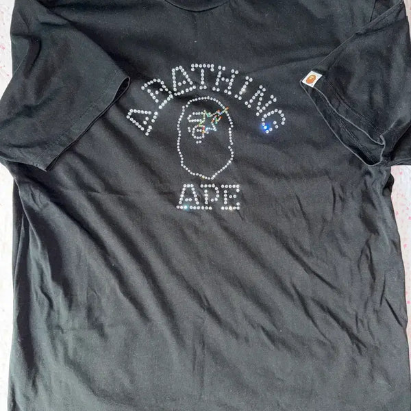[BUNJANG] BAPE Stone Short Sleeve T-Shirt 2XL / 배이프 bape 스톤 반팔 2XL