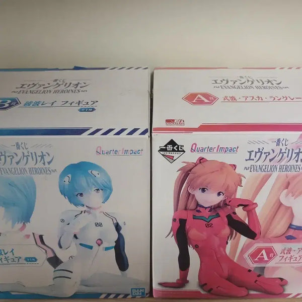 [BUNJANG] Evangelion Ichiban Kuji Heroines Asuka & Rei Figure / 에반게리온 제일복권 히로인즈 아스카 레이 피규어