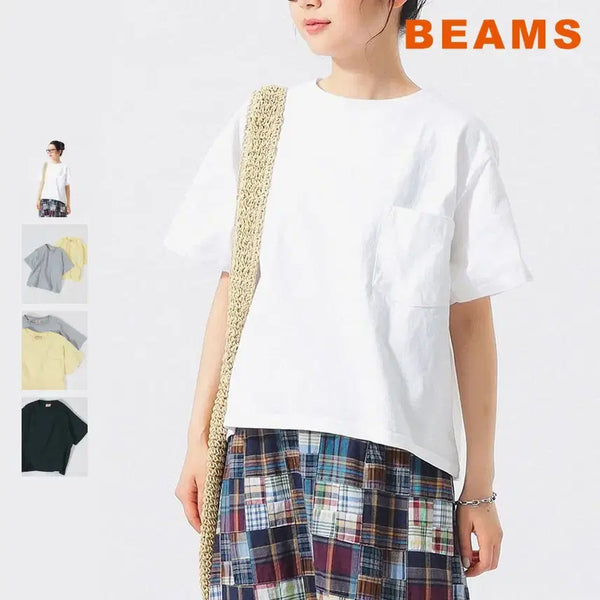 [BUNJANG] BEAMS BOY X Goodwear Custom Big T-Shirt / 빔즈 보이 굿웨어 커스텀 빅 반팔 티셔츠