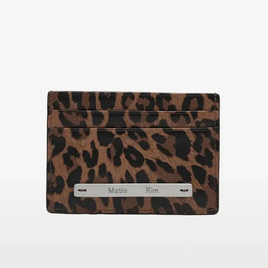[BUNJANG] Matin Kim Leopard Card Holder / 마뗑킴 카드지갑 레오파드