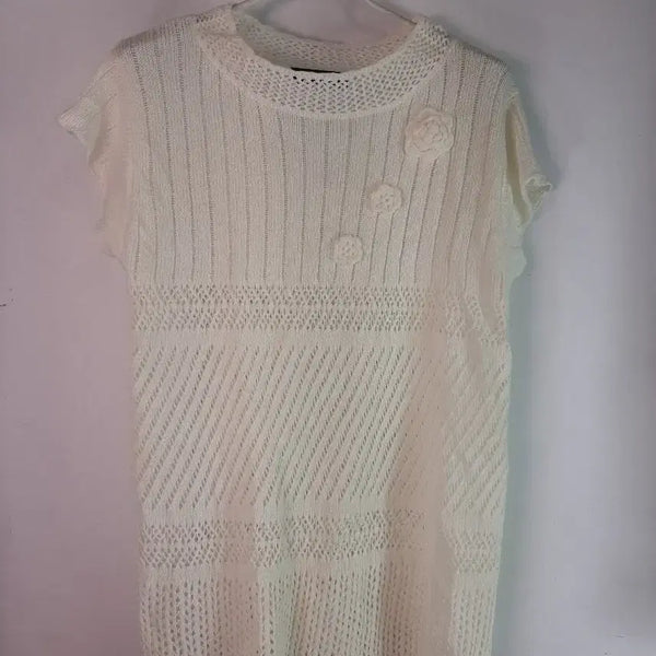 [BUNJANG] M-L Summer Corsage Knit / [M-L]여름 코사지 니트