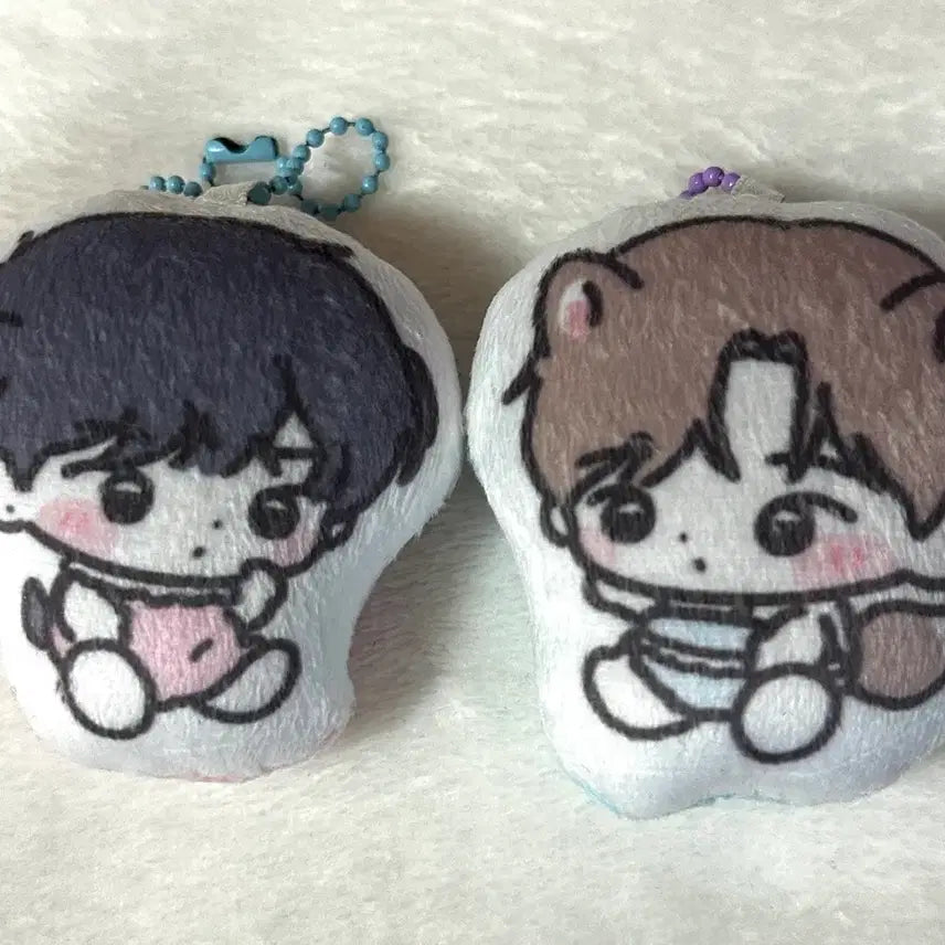 [BUNJANG] Newbie with Oldbie Symbiosis 1st Edition Cushion Keyring / 뉴비올비 뉴비와올드비의공생관계 1차 BL 철돌이님 쿠션키링