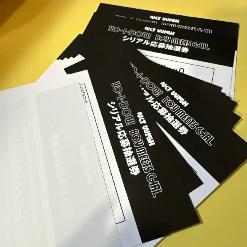 [BUNJANG] NCT WISH Serial Code Bundle Set (15 Photocards) / 엔시티위시 시리얼 코드 판매 일괄 15장