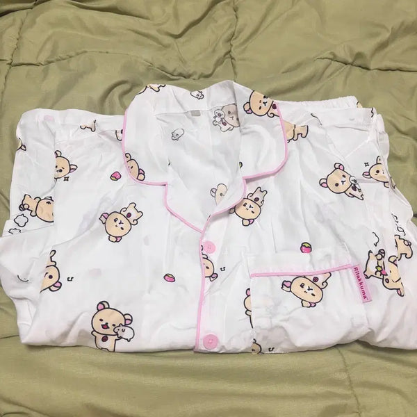 [BUNJANG] Sanrio Rilakkuma Korilakkuma x SPAO Pajama Set / 코리락쿠마 스파오 리락쿠마 산리오 키티 마이멜로디 스파오잠옷 여름잠옷 파자마