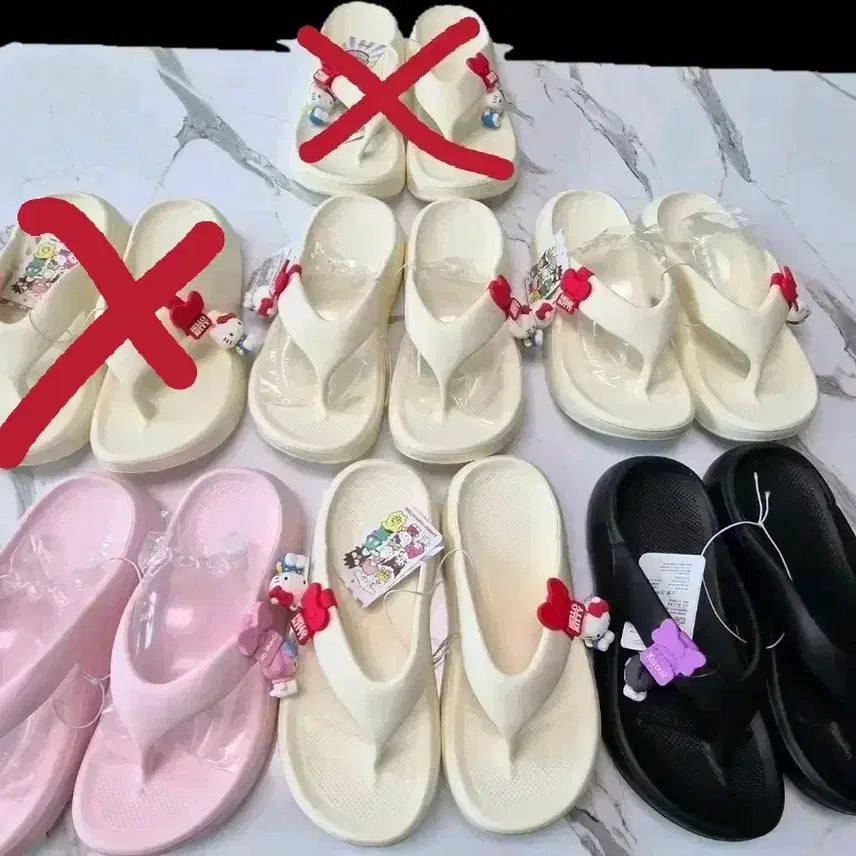 [BUNJANG] Sanrio Authentic Summer Slides New Product / 정품) 산리오 여름 쪼리 새제품 (230~250)
