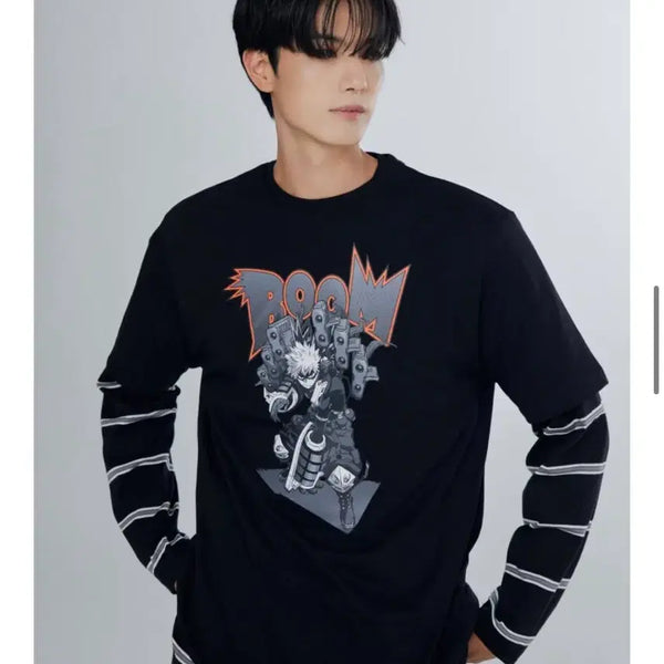 [BUNJANG] SPAO My Hero Academia Bakugo Deku Todoroki T-Shirt / 바쿠고 스파오 나히아 스파오 나의히어로아카데미아 데쿠 쇼토 히로아카 티셔츠