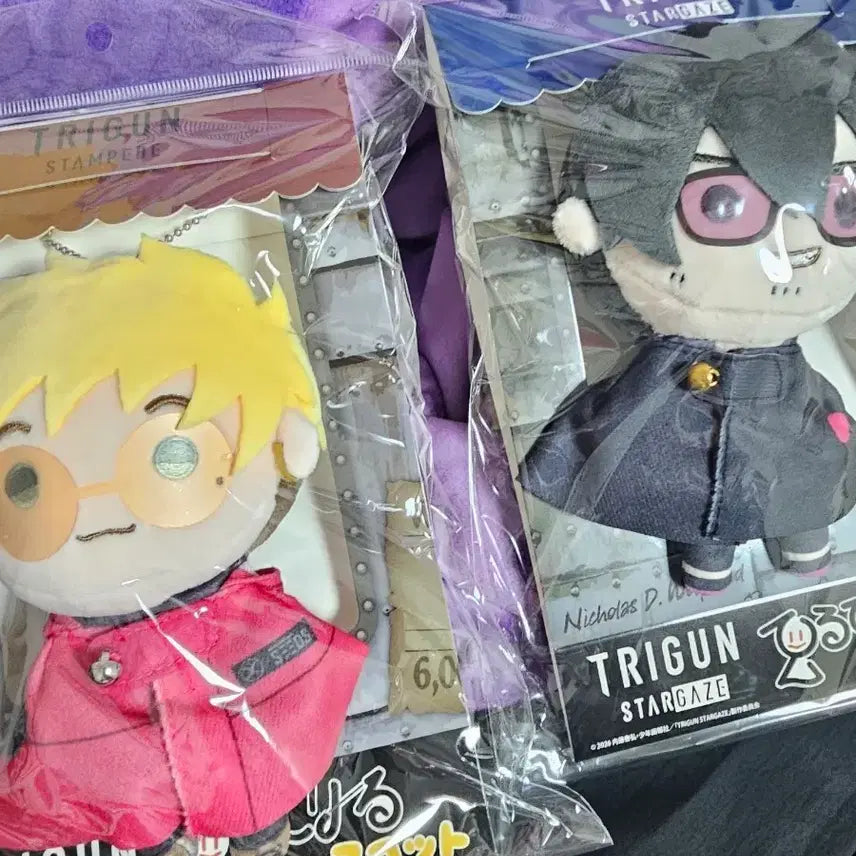 [BUNJANG] Trigun Stampede Vash & Wolfwood Plush / 트라이건 울프우드 밧슈 누이 양도합니다
