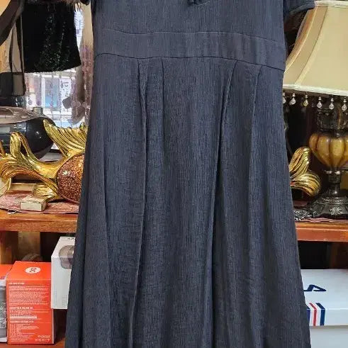 [BUNJANG] RIRINCO Pleated Long Dress / 리리앤코(RIRINCO) 플리츠롱원피스