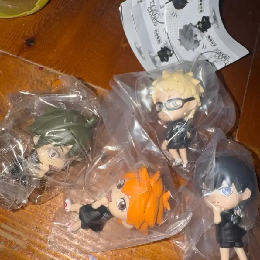 [BUNJANG] Haikyuu!! Gacha Figures Bundle Set / 하이큐가챠피규어 4종 일괄판매