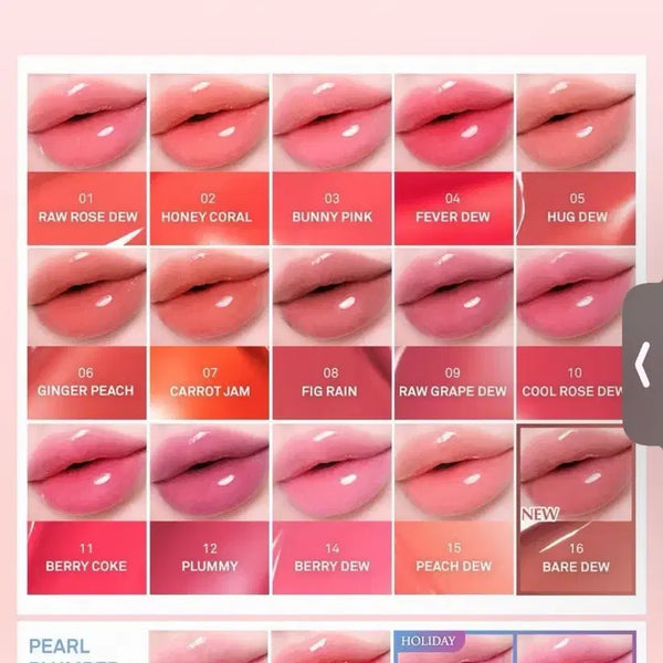 [BUNJANG] hince Mood Setter Dewy Liquid Balm Tint / 힌스 로 글로우 듀이볼 틴트 틴트밤 립글로즈 립글로스 립밤 (원가19000원)