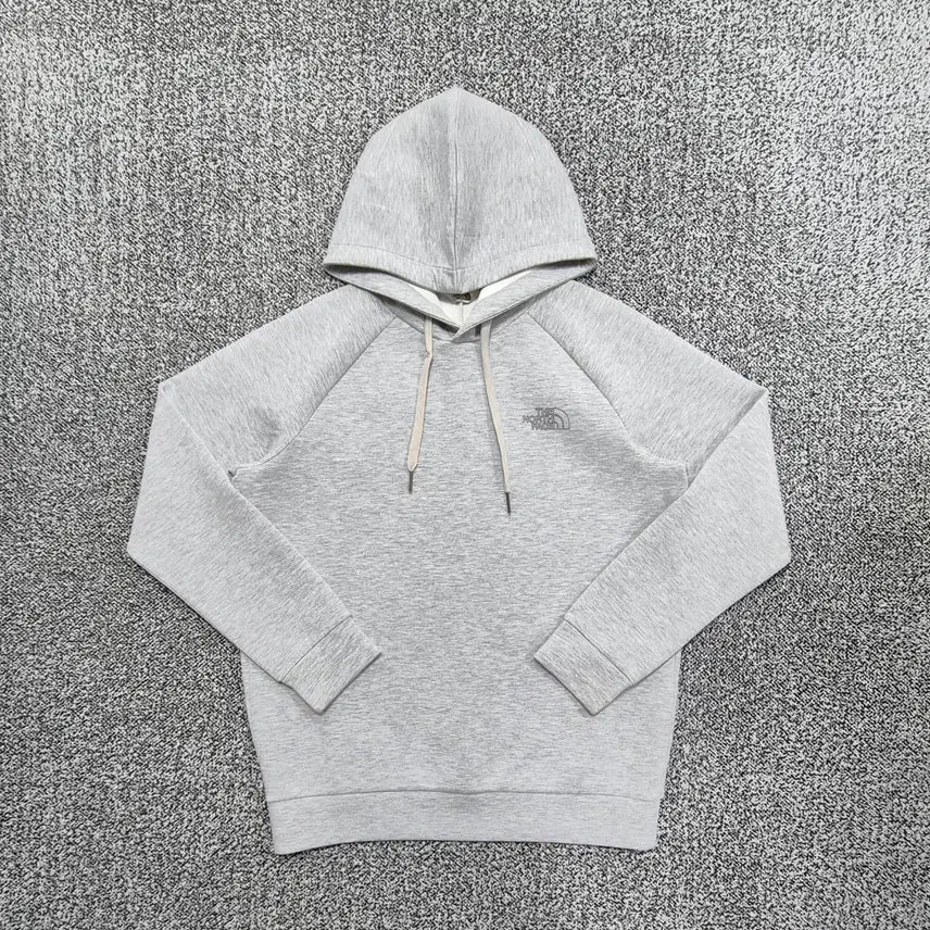[BUNJANG] The North Face Tonal Logo Raglan Hoodie Grey / 빈티지9. 노스페이스 톤온톤 로고 래글런 후드티 그레이