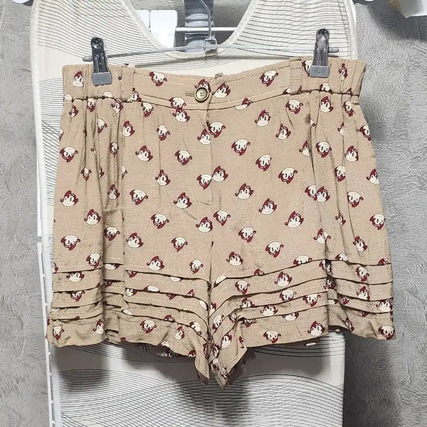 [BUNJANG] O.S.S.C.C. Ribbed Waist Character Pattern Shorts / 오즈세컨반바지