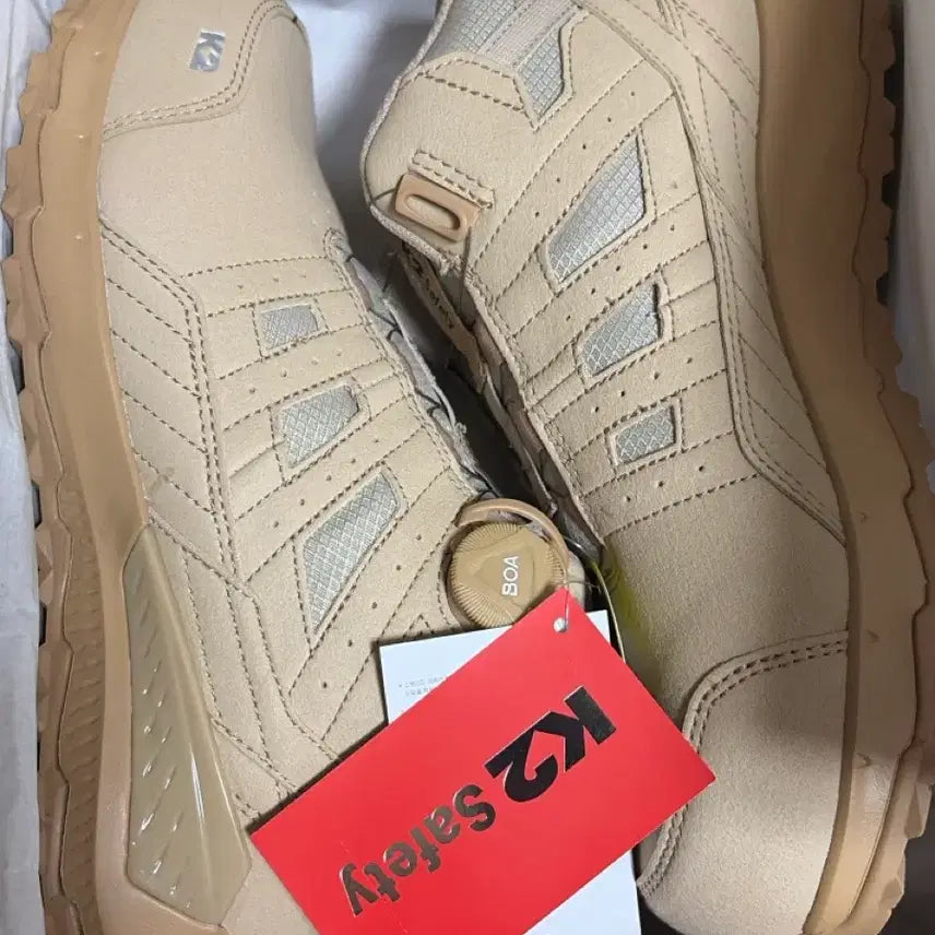 [BUNJANG] K2 Safety Hiking Shoes Sand Beige / K2-97be 세이프티 등산화 샌드베이지색