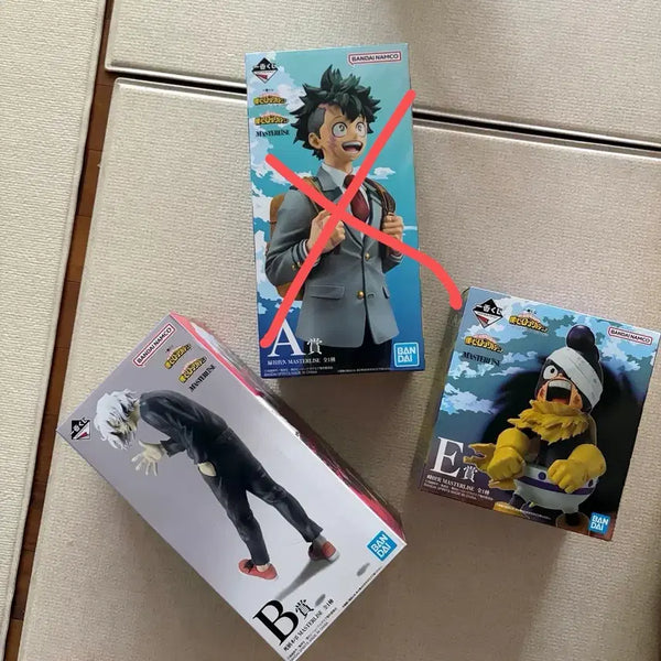 [BUNJANG] My Hero Academia Shiragaki Mineata Figures (B, E Versions) - Sealed / (택포6.5)나히아 시라가키 미네타 B,E 미개봉 팝니다(하위상도 껴드림)