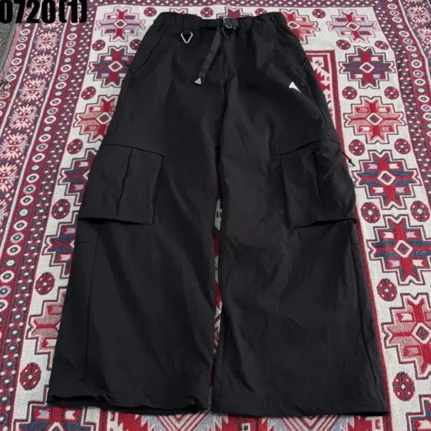 [BUNJANG] Nike ACG Wide Cargo Pants Black / 나이키 acg 와이드 카고팬츠 바디 팬츠 S