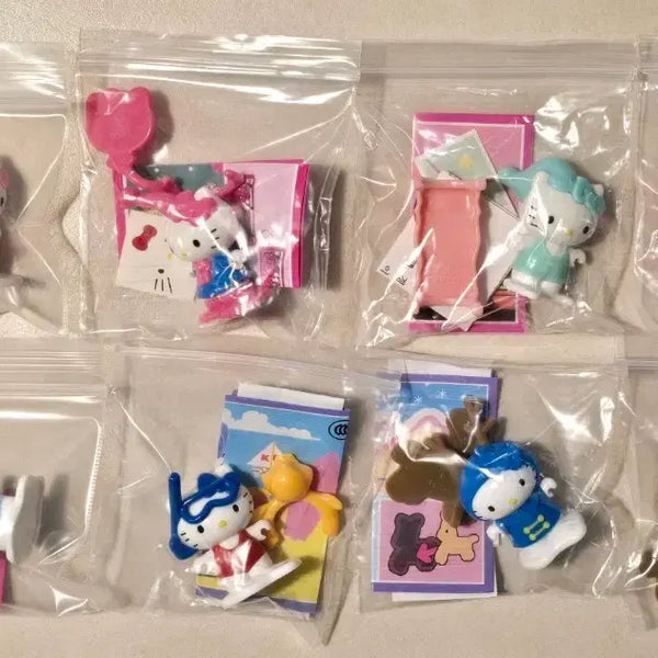 [BUNJANG] Kinder Joy Hello Kitty Figure Set / 킨더조이 헬로키티 피규어 세트 2