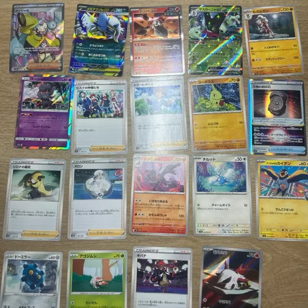 [BUNJANG] Pokemon Card Japanese Set - Moyeramo SR, Mega Absol RR, Mascarana RR, etc. / 일판(일본판) 포켓몬카드 일괄로 팝니다