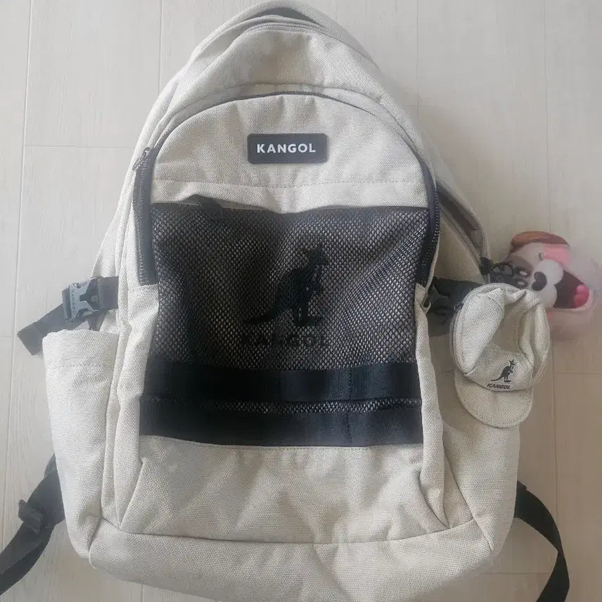 [BUNJANG] Kangol Beige Backpack OS Size / 캉골 베이지 백팩