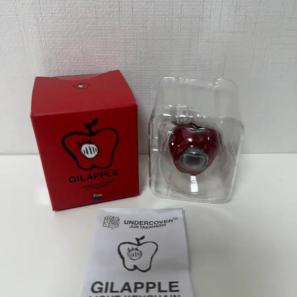 [BUNJANG] Undercover x Medicom Toy Gilapple Keychain Red / 언더커버 x 메디콤토이 길애플 키링 레드