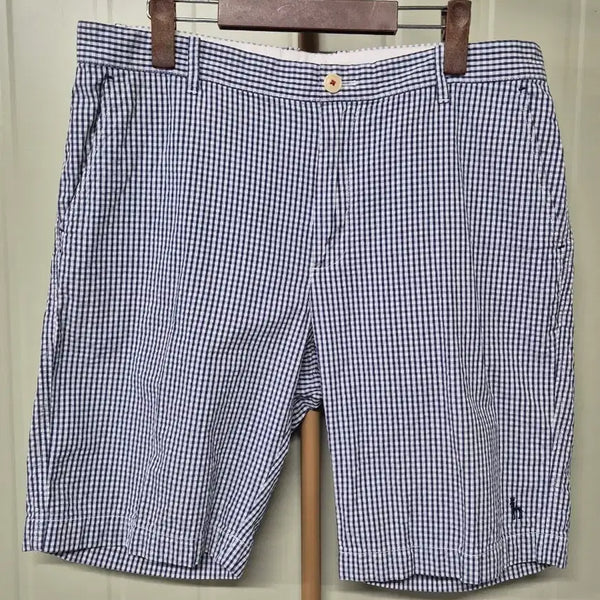 [BUNJANG] Hazzys Check Pattern Shorts / 헤지스 체크 반바지